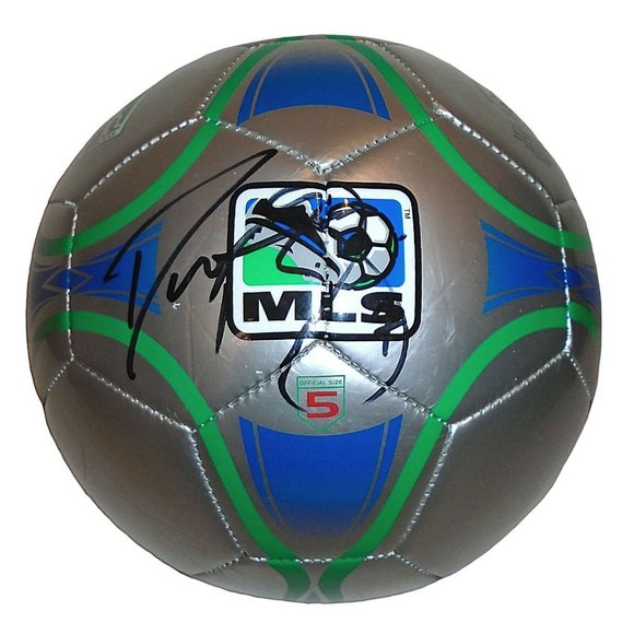 Damarcus Beasley Dynamo L.A. Galaxy USMNT Signed MLS Soccer Ball Proof Autograph - Picture 1 of 5